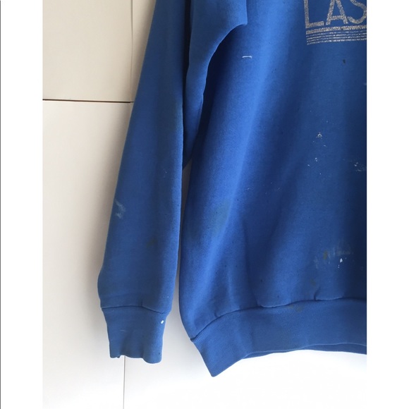 Vintage Washed Blue Sweatshirt XL - Picture 5 of 9